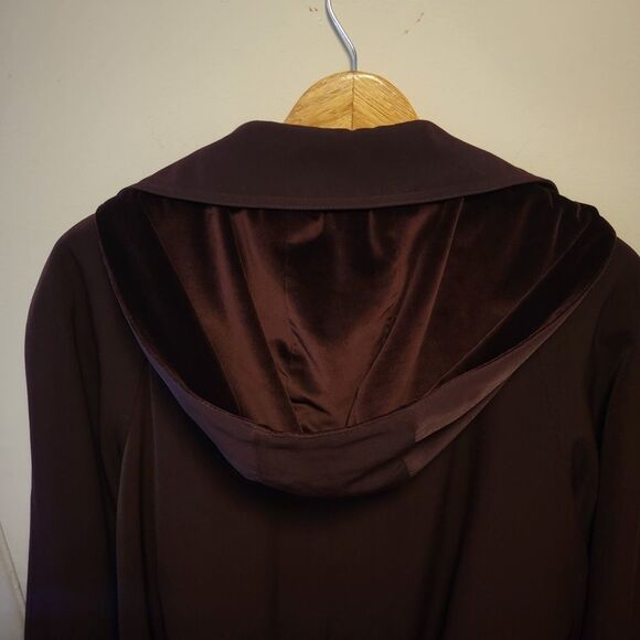 Jacqueline Ferrar Dark Purple Heavy Weight Coat - Picture 6 of 10